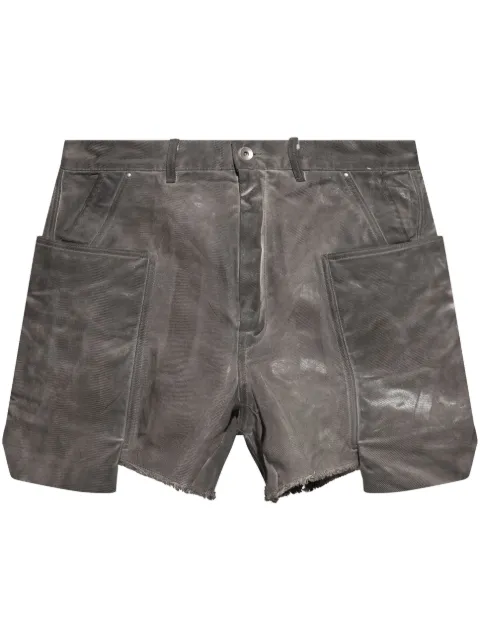 Rick Owens DRKSHDW  DRKSHDW distressed short 