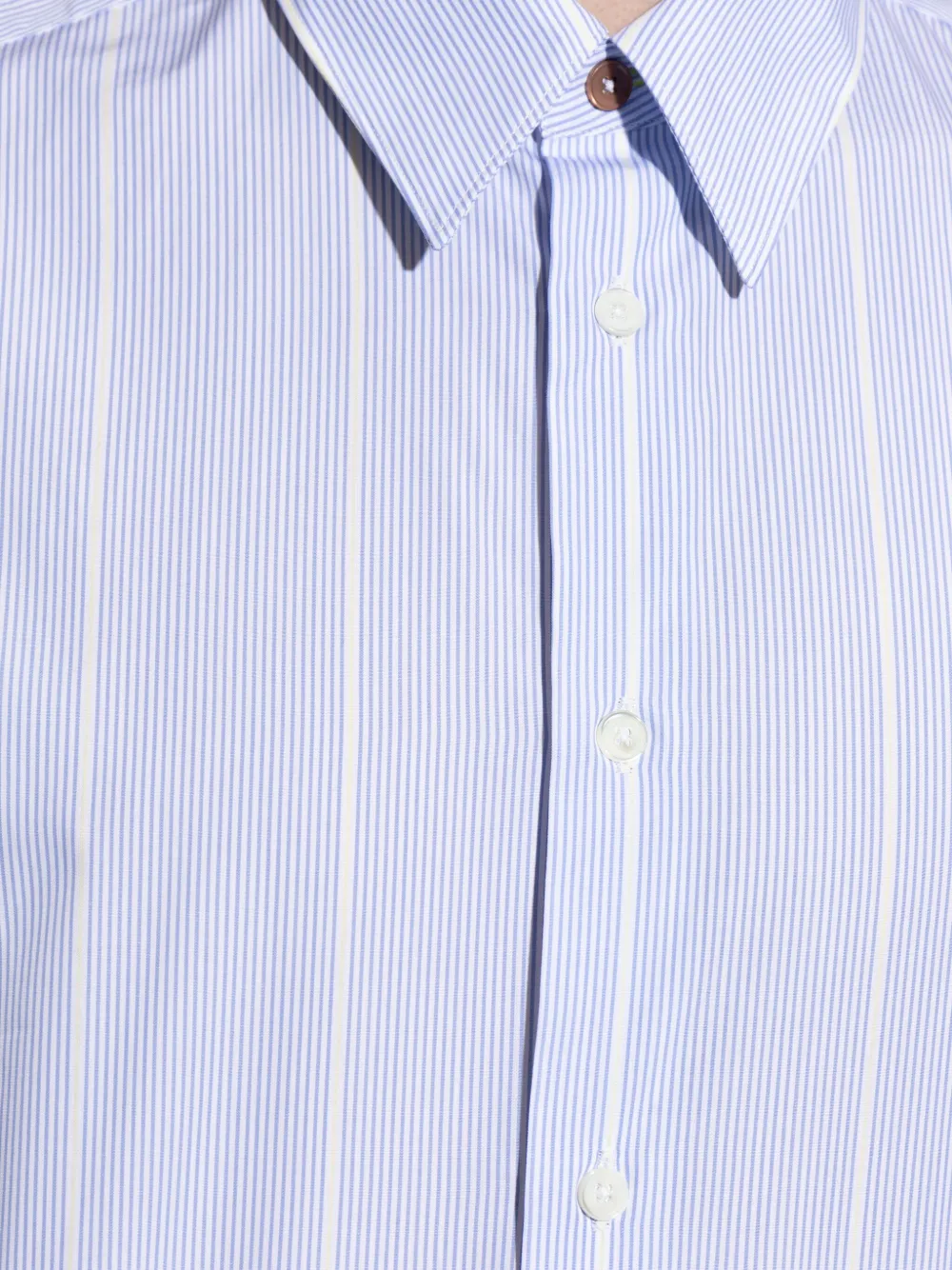 Shop Paul Smith Striped Shirt In 蓝色