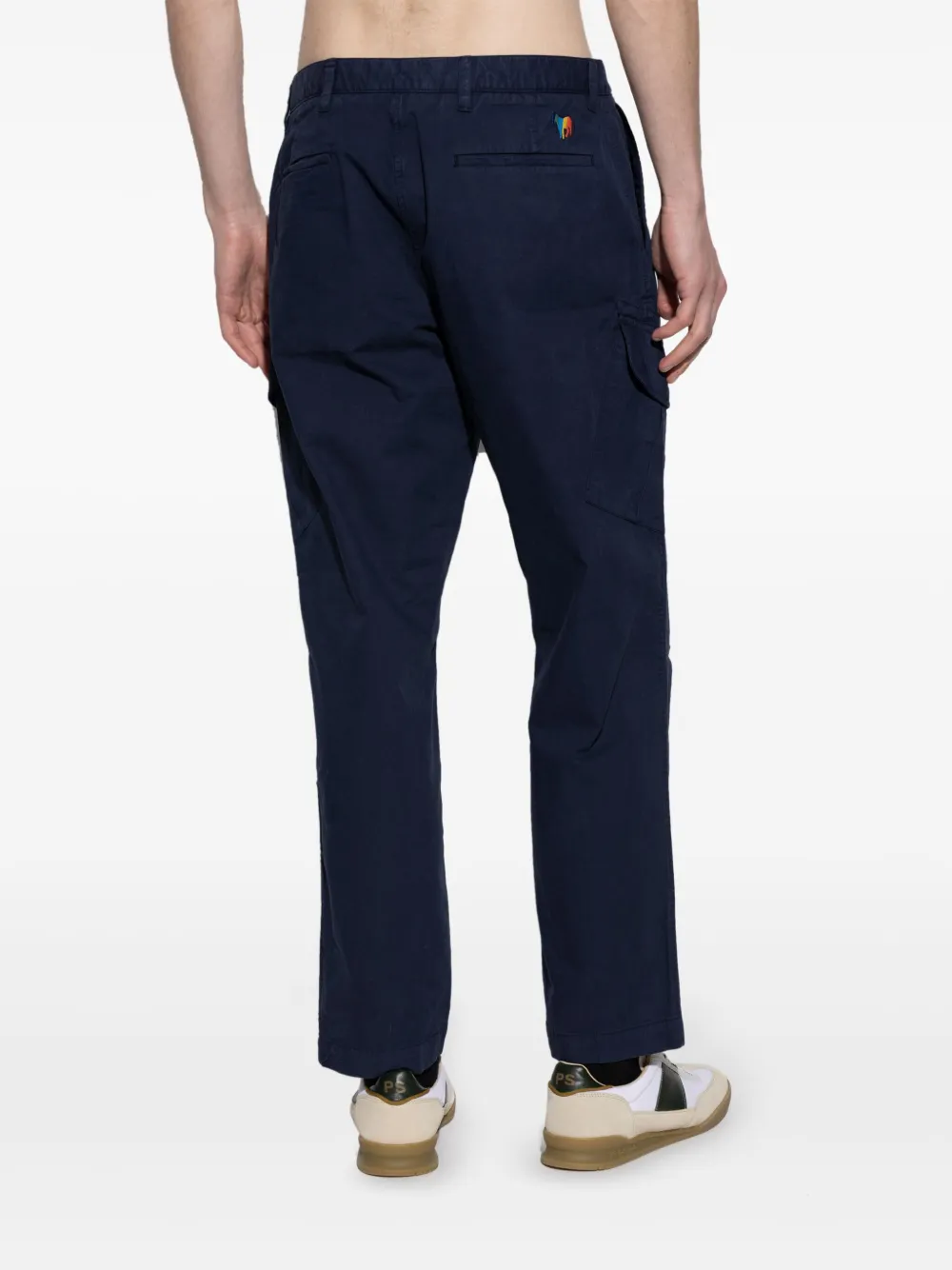 PS Paul Smith Broek met geborduurd logo Blauw