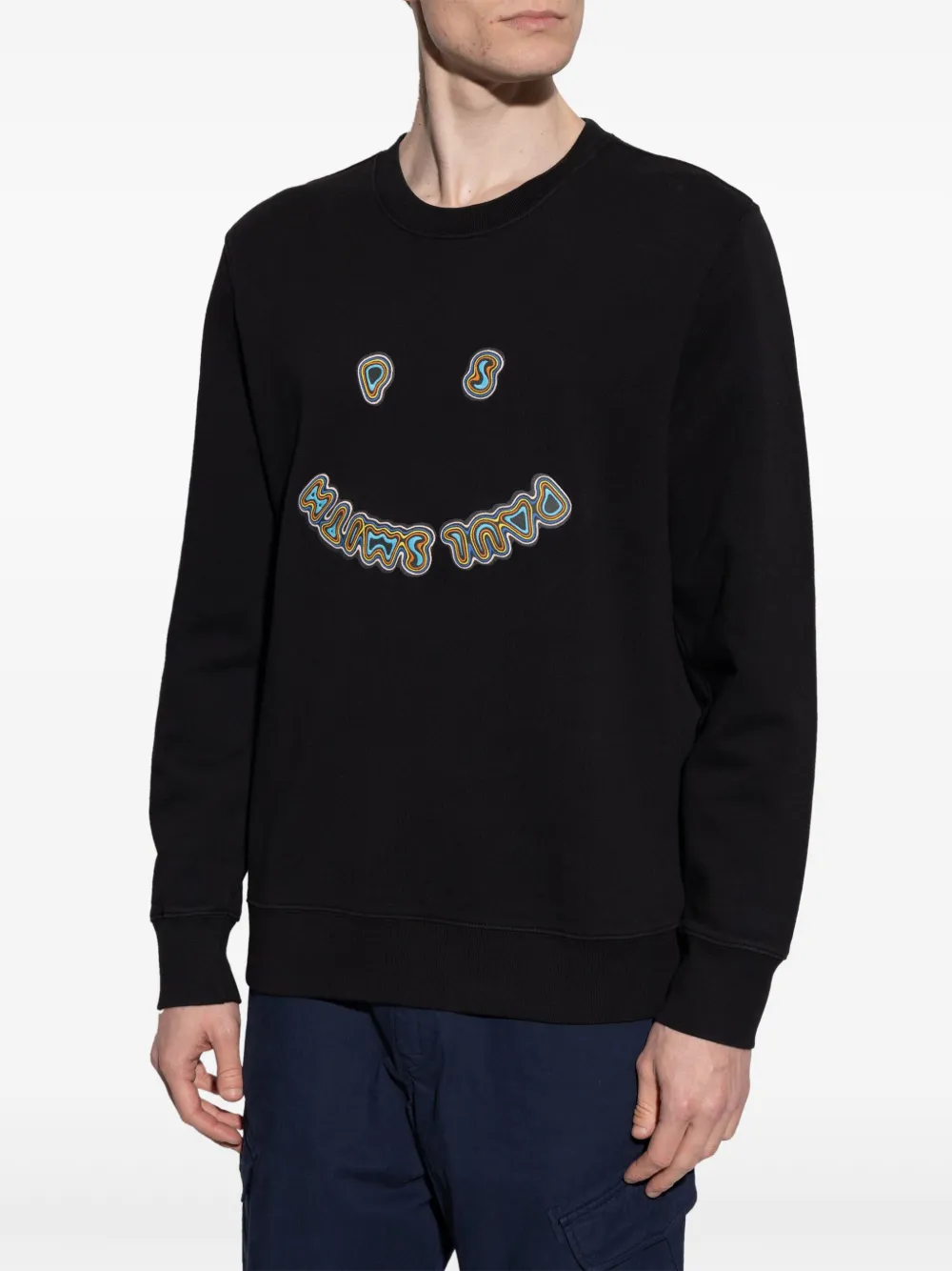 PS Paul Smith Sweater met logoprint Zwart