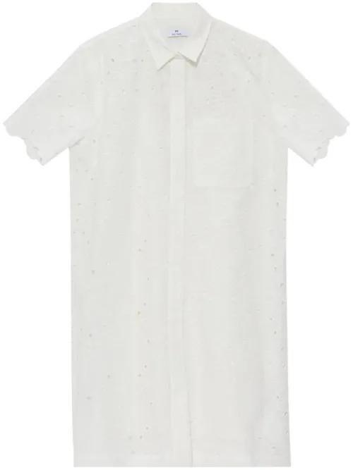 Robe-chemise brodée - PS Paul Smith - Modalova