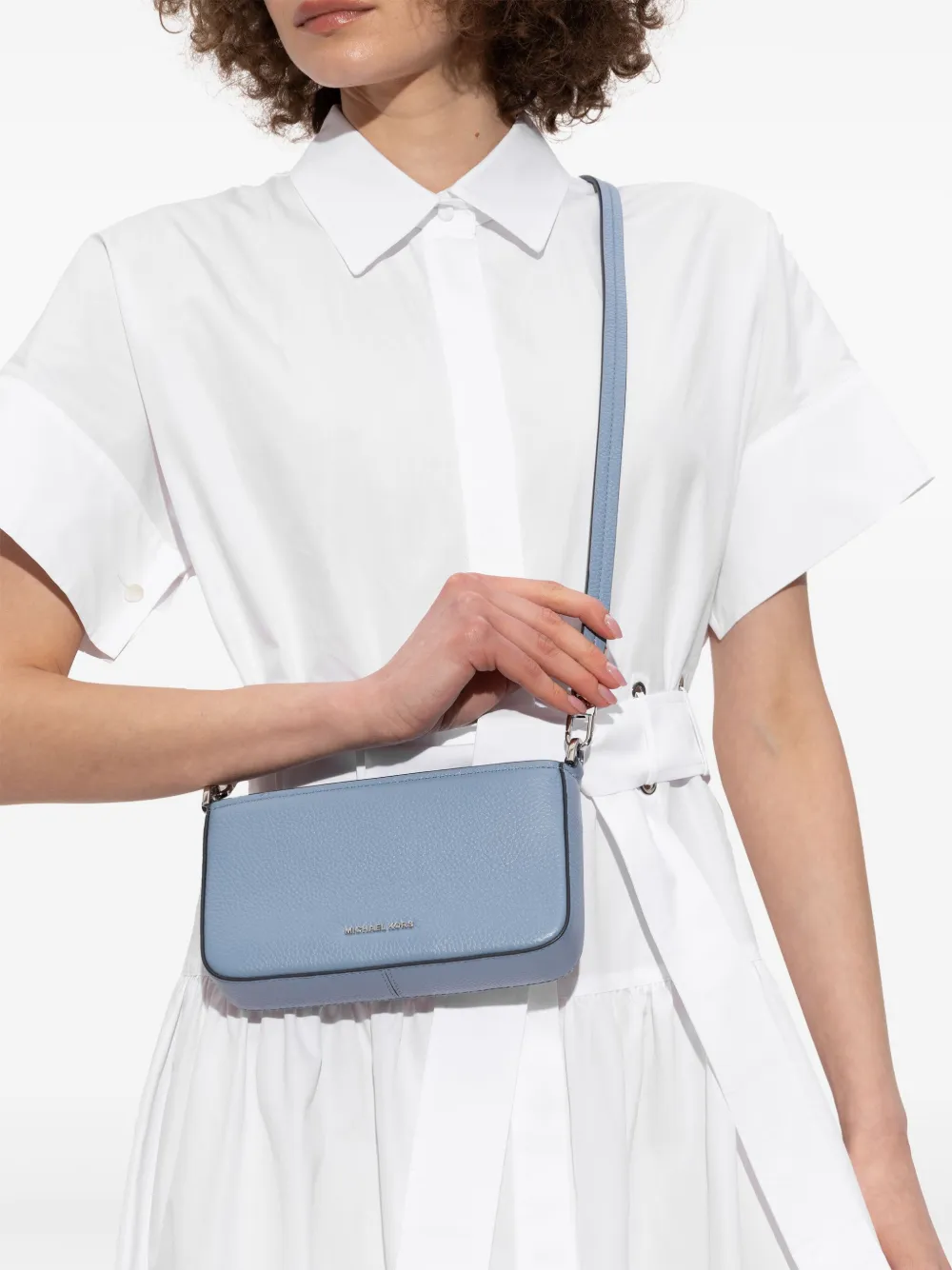 Michael Kors small Bryant cross body bag Blauw