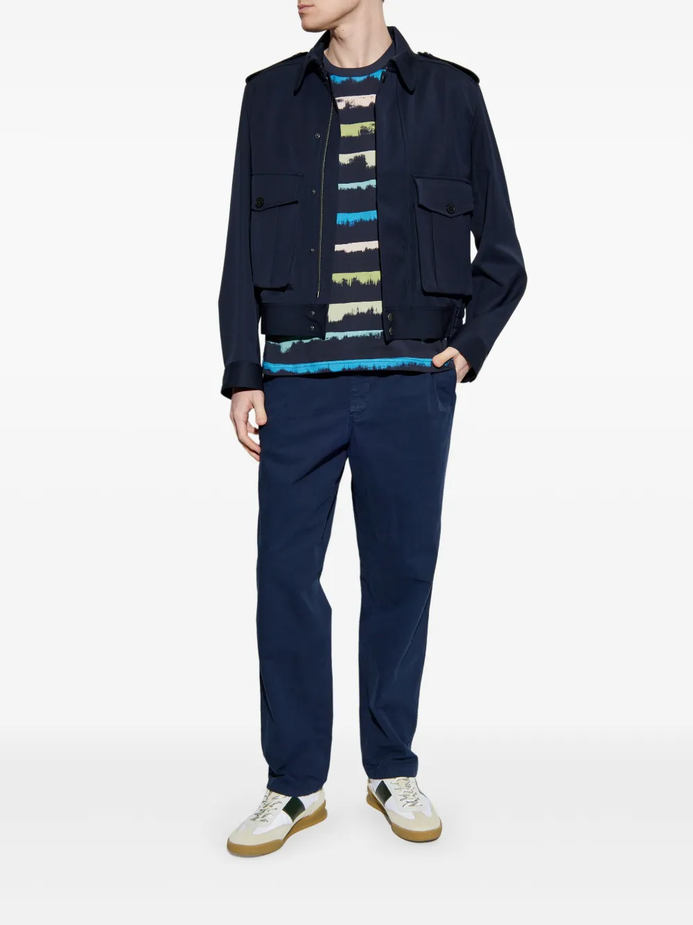 PS Paul Smith Straight broek - Blauw