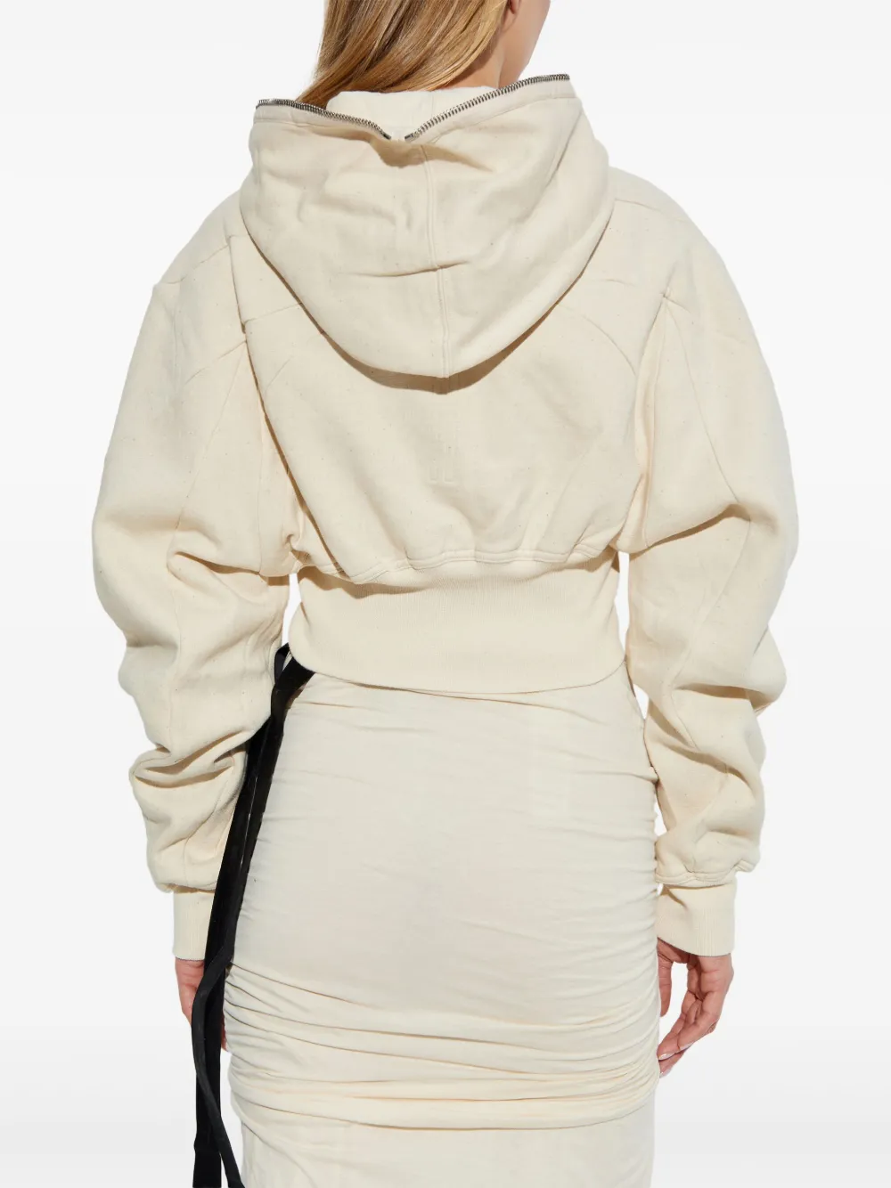 Rick Owens DRKSHDW Cropped jersey jack Beige
