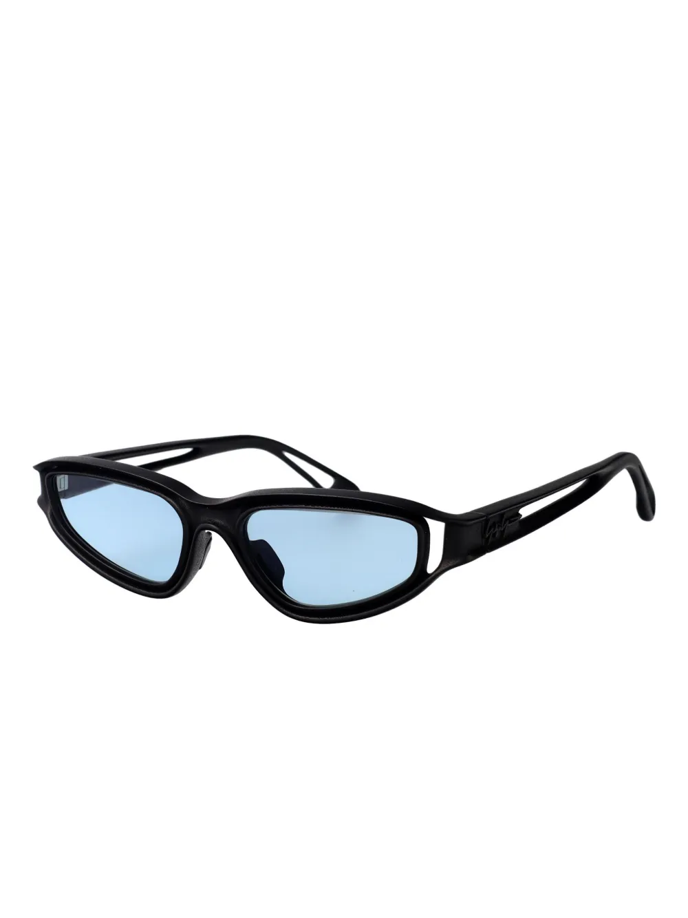 Yohji Yamamoto cat-eye frame sunglasses - Zwart