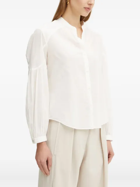 BOSS balloon-sleeve buttoned shirt