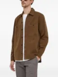 BOSS patch-pocket overshirt - Brown