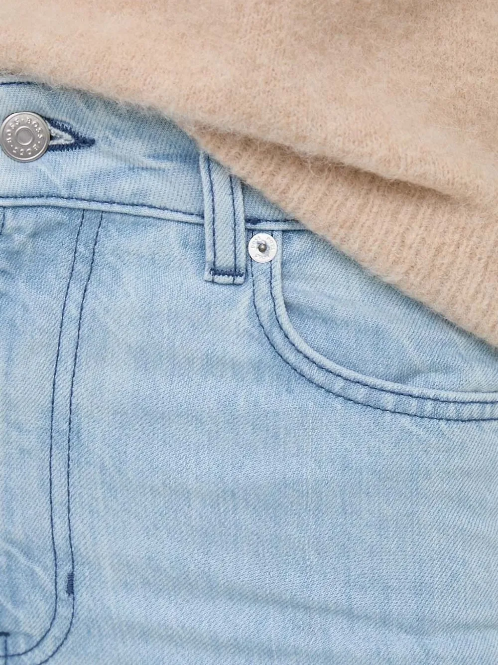 BOSS five-pocket jeans Blauw