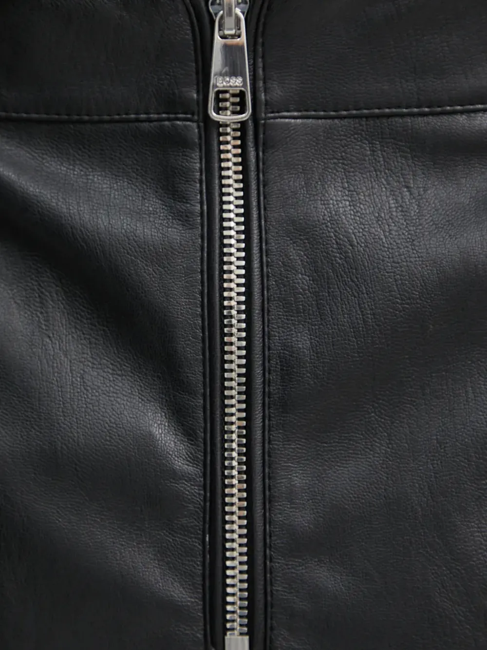 Hugo Boss Zip-fastening Mini Straight Skirt In Black