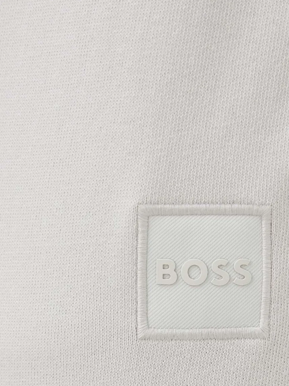 BOSS Broek met logopatch Grijs