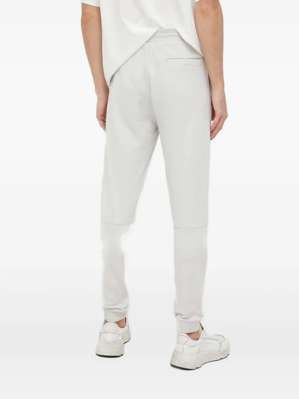 BOSS Broek met logopatch - Grijs