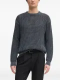 BOSS crew-neck jumper - Blue