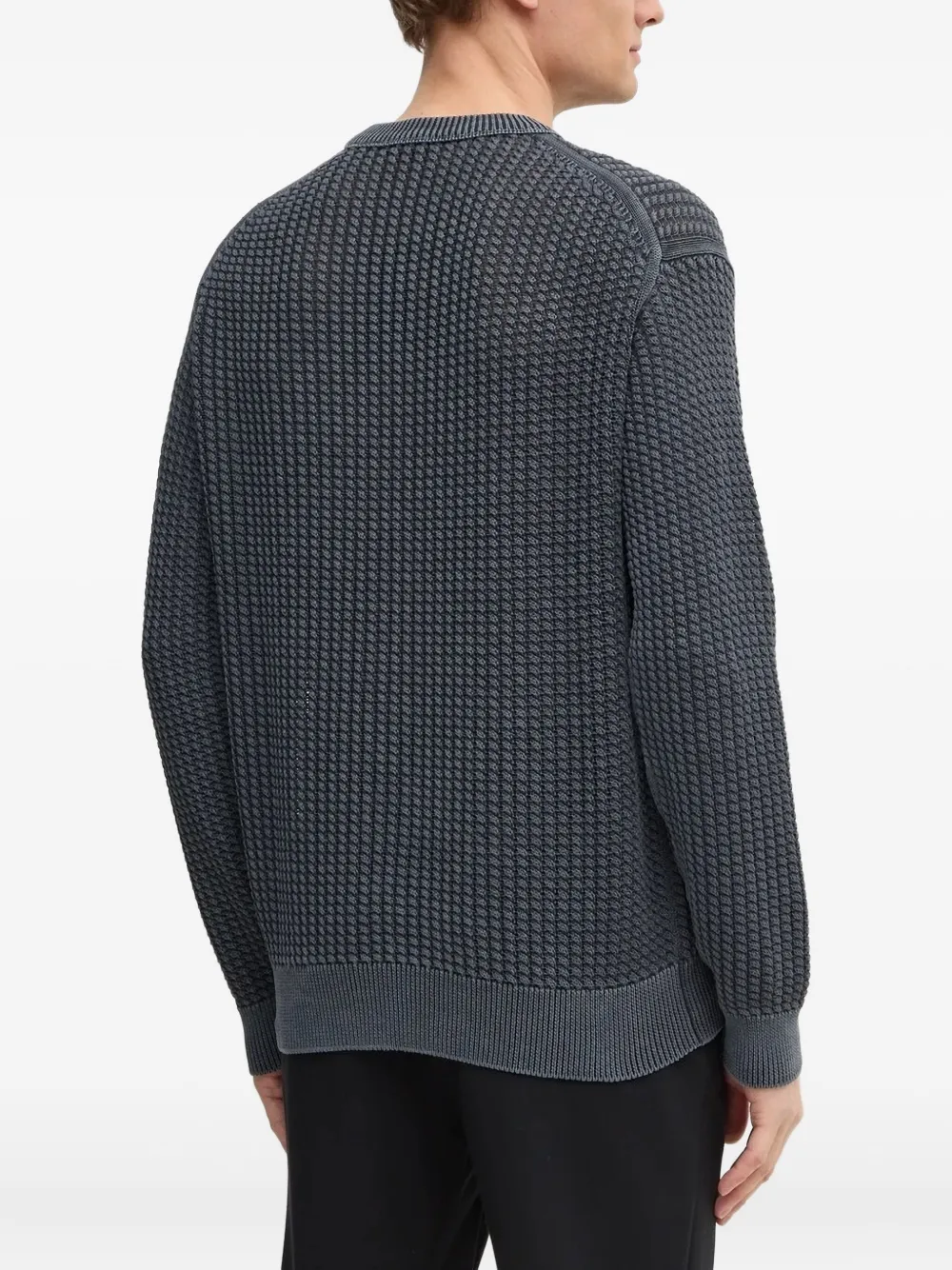 BOSS crew-neck jumper - Blauw