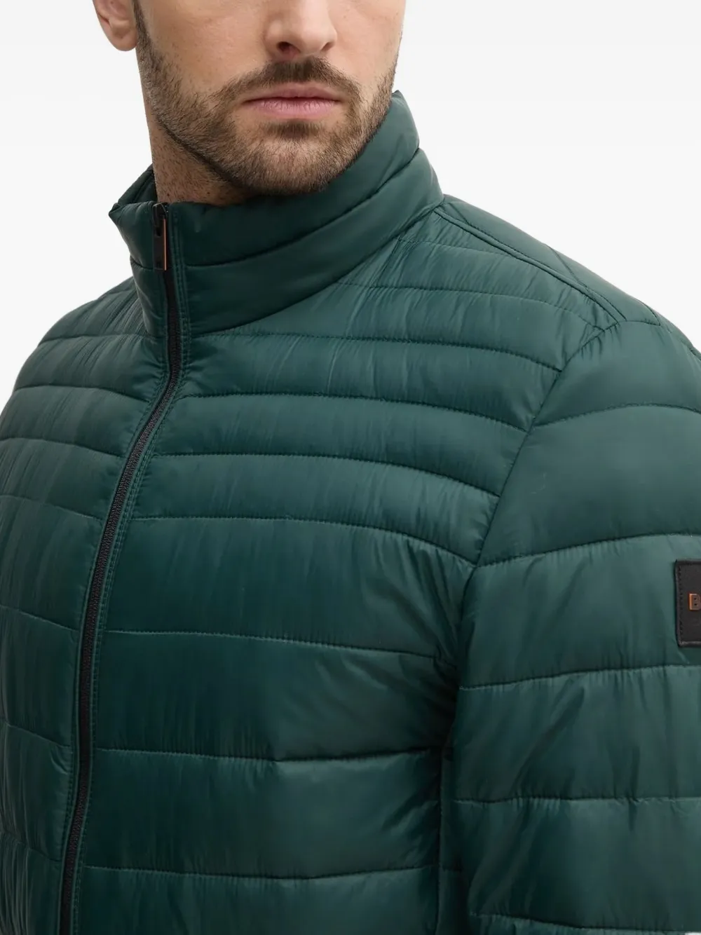 BOSS Gewatteerd jack Groen