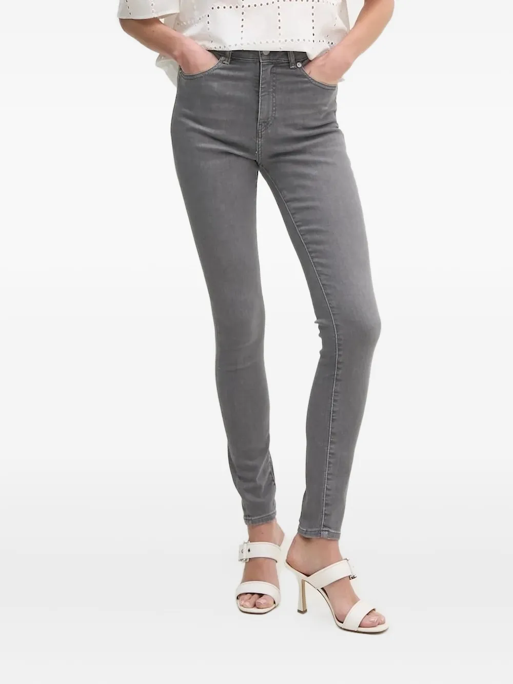 BOSS five-pocket jeans - Grigio