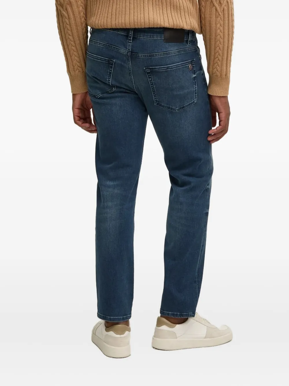 BOSS logo-plaque jeans - 418 BLUE