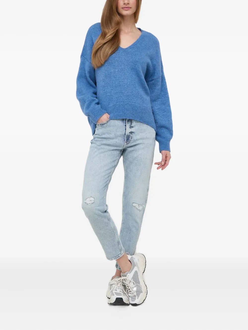 BOSS V-neck long-sleeves sweater | Knitted Sweaters | Image 2