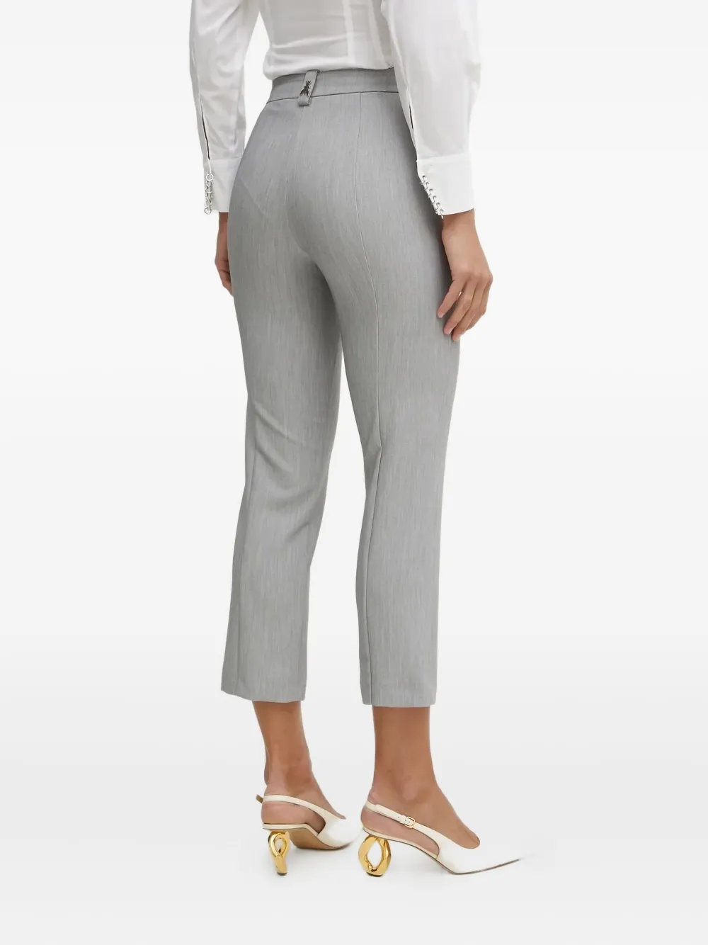 Patrizia Pepe cropped trousers - Grijs