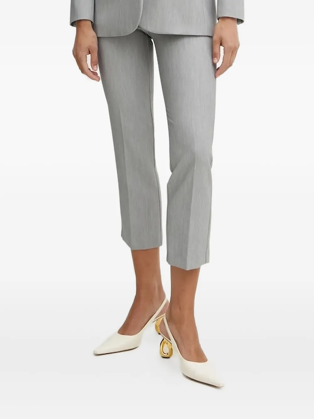 Patrizia Pepe cropped trousers Grijs