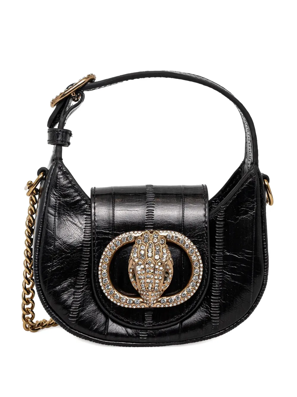 Kurt Geiger London チェルシー ミニショルダーバッグ - ブラック Kurt Geiger London チェルシー ミニショルダーバッグ - ブラック