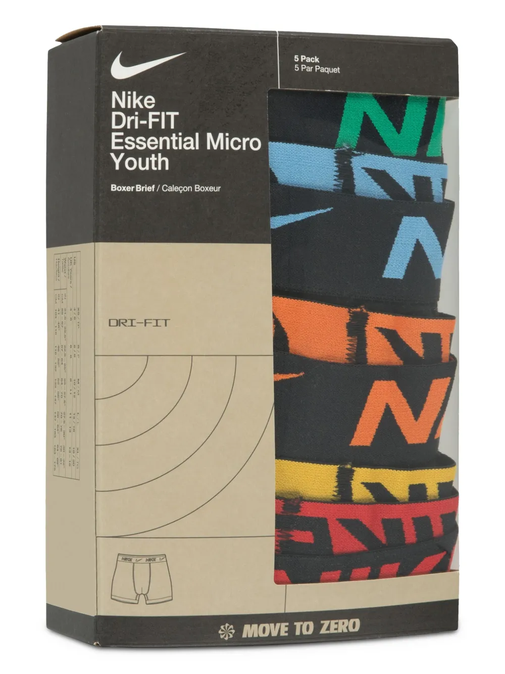 Nike Kids Boxershorts met logo Zwart