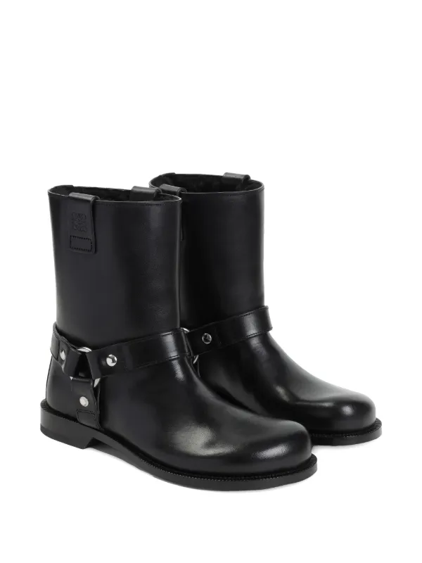 LOEWE Campo バイカーブーツ | ブラック | FARFETCH JP