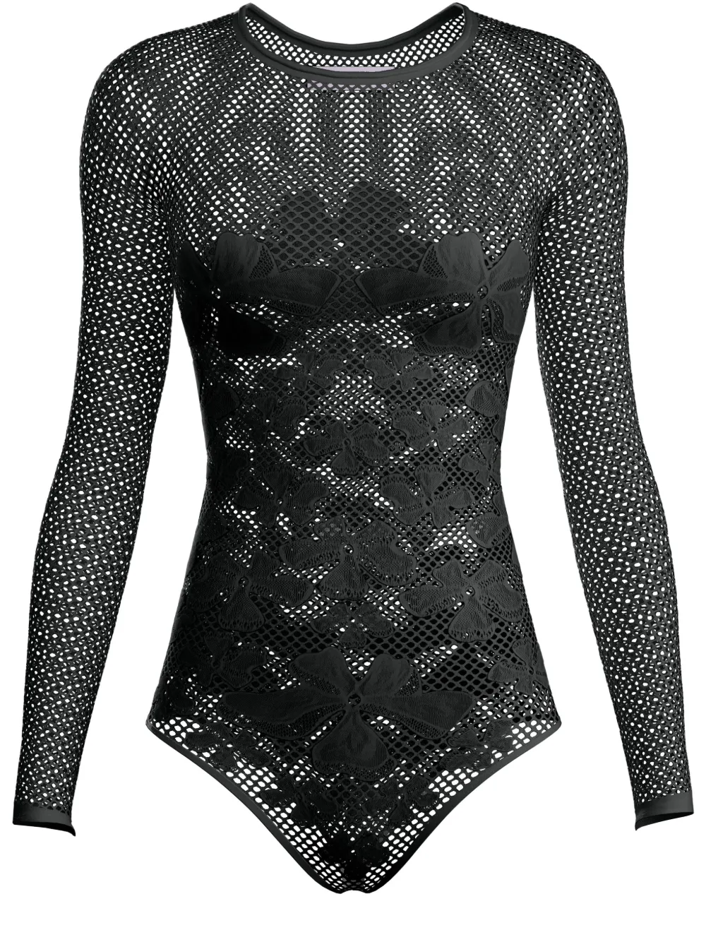 Maccapani Monogram bodysuit – Black