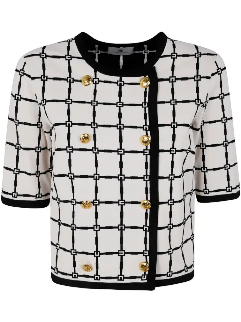 Elisabetta Franchi jacquard cardigan