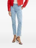 BOSS marble-effect jeans - Blue