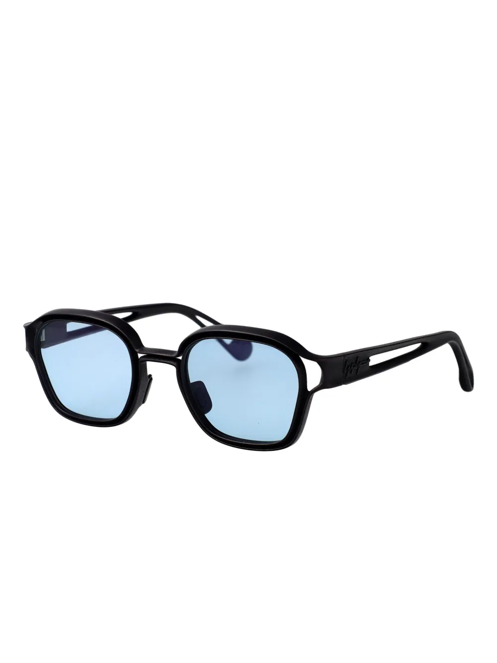 Yohji Yamamoto square-frame sunglasses - Zwart