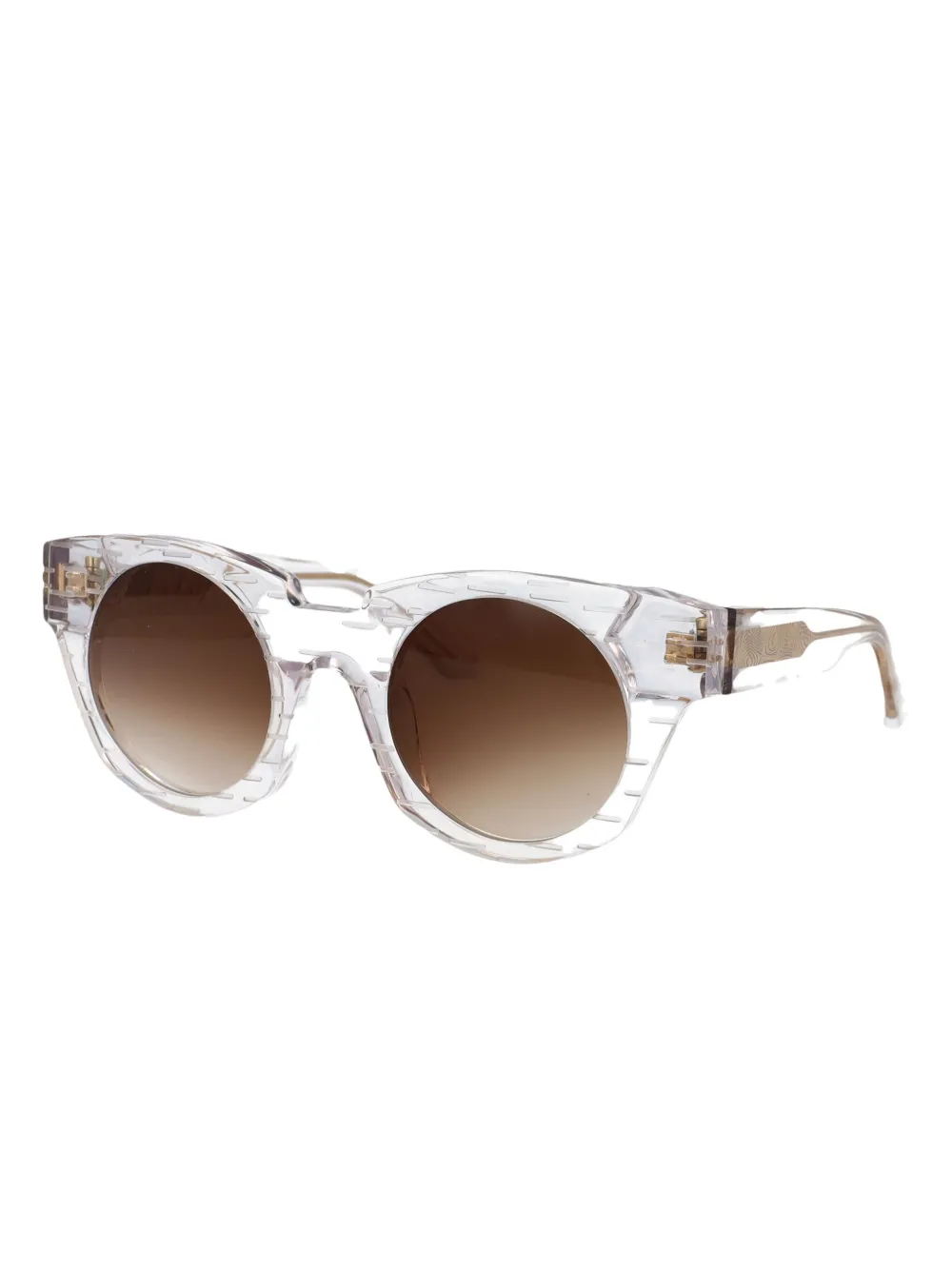 Yohji Yamamoto round-frame sunglasses - Wit