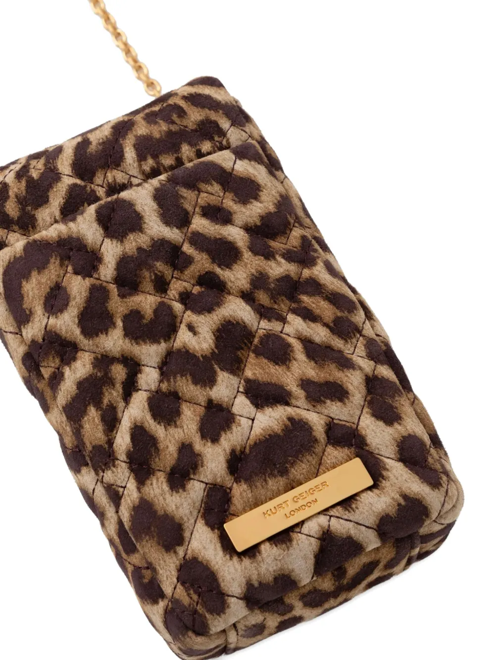 Kurt Geiger Kensington Phone Cross Body Bag In Brown