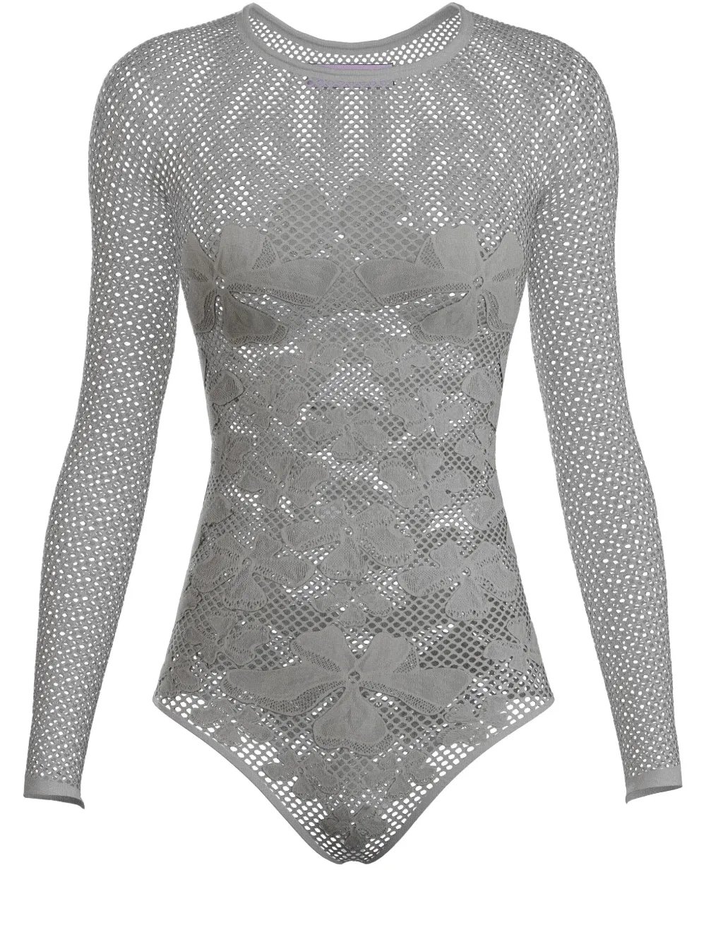 Maccapani Monogram Bodysuit In White