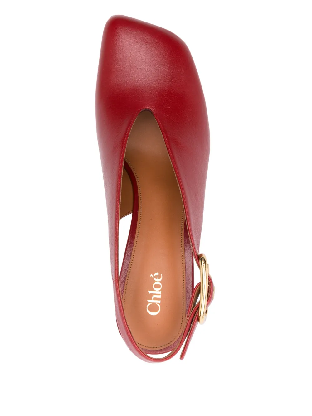 Chloé 80mm leather pumps