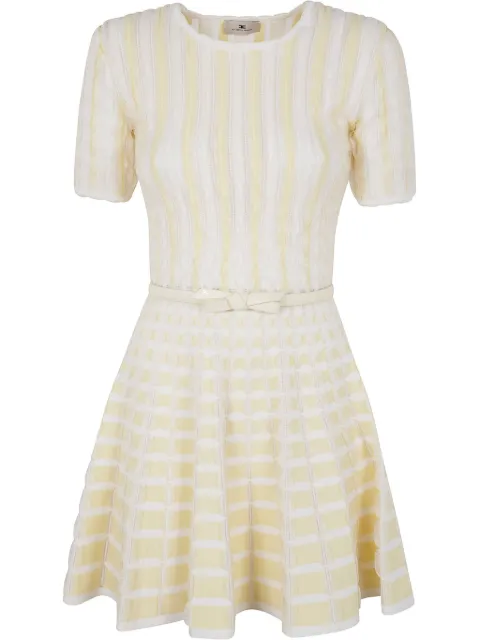 Elisabetta Franchi striped knitted dress AM48S51E2 - 0