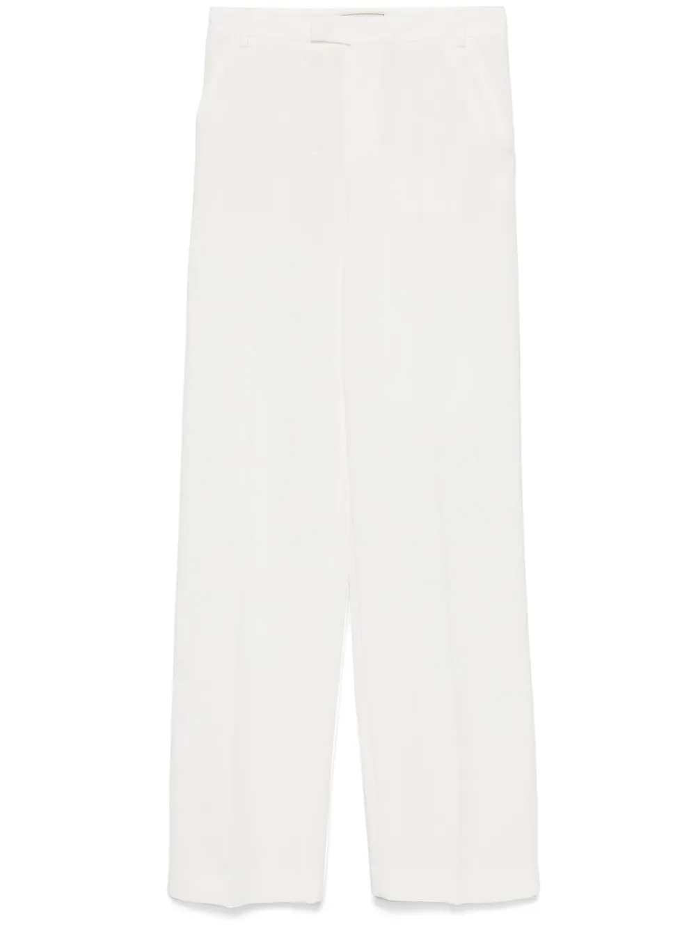 Blumarine logo-lettering trousers | White | Image 1