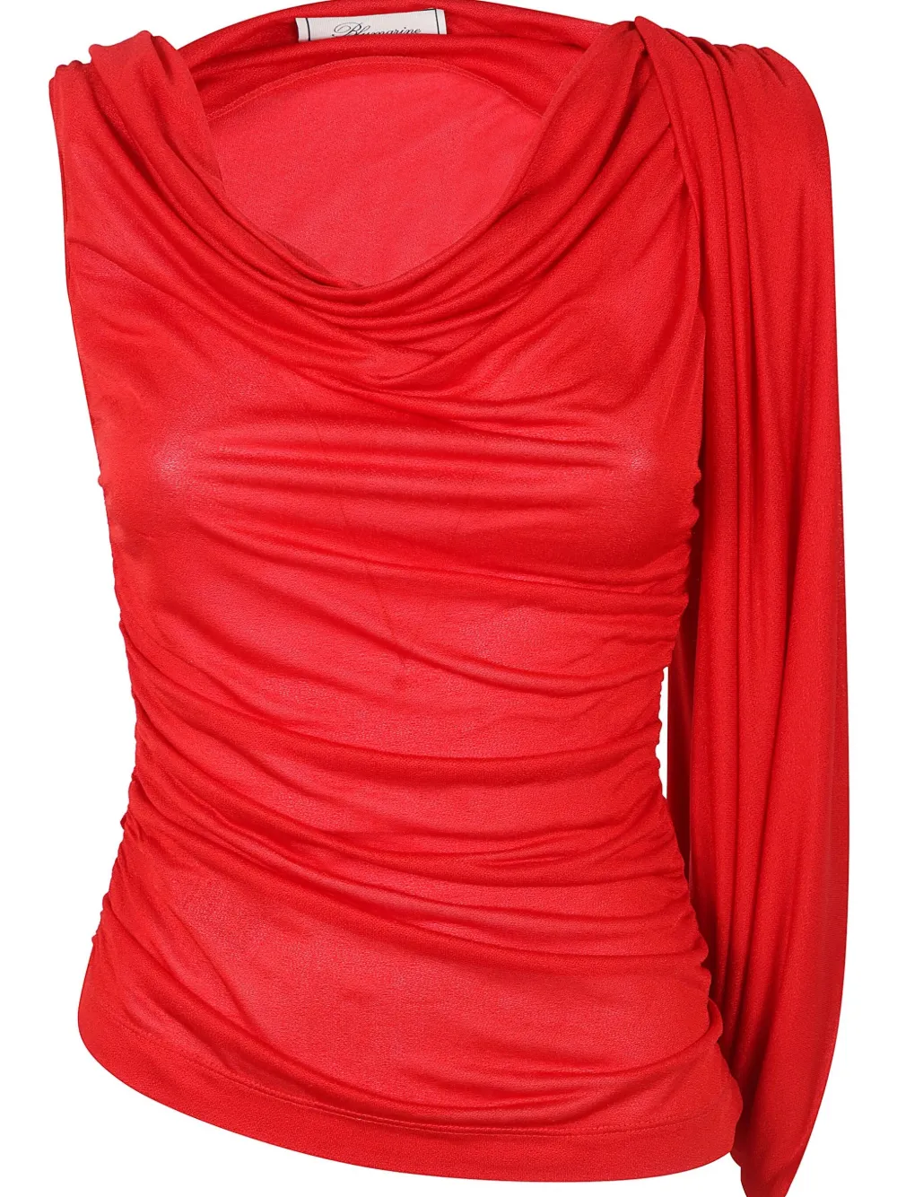 Blumarine blouse à design drapé | rouge | Image 1