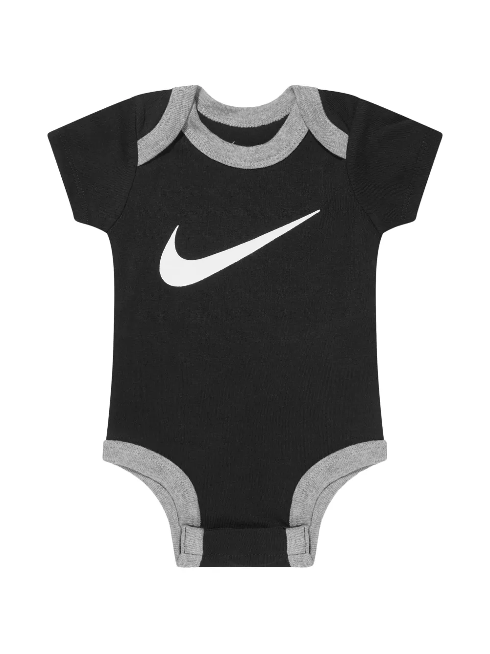 Nike Kids Swoosh-print babygrow set (set of three) - Zwart