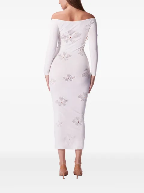 Maccapani monogram midi dress 25EM2M0H40065011 - 2