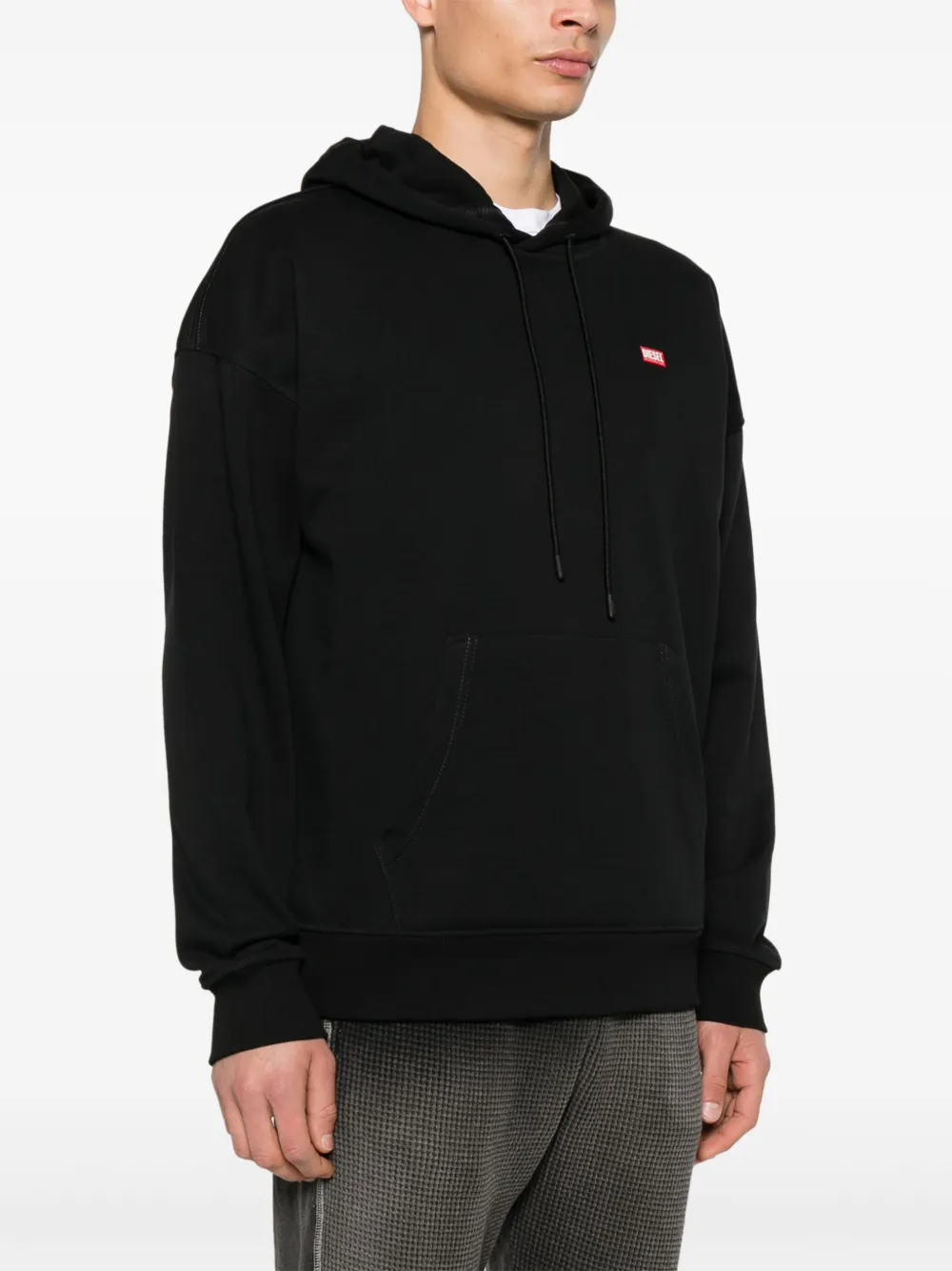 Diesel Long-sleeved Sweater In Black