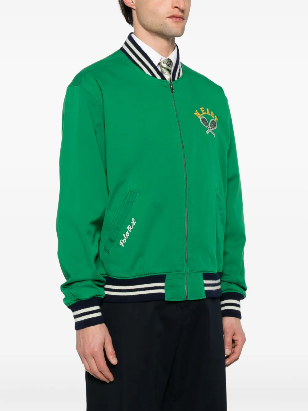 Polo Ralph Lauren Varsity trainingsjack Groen