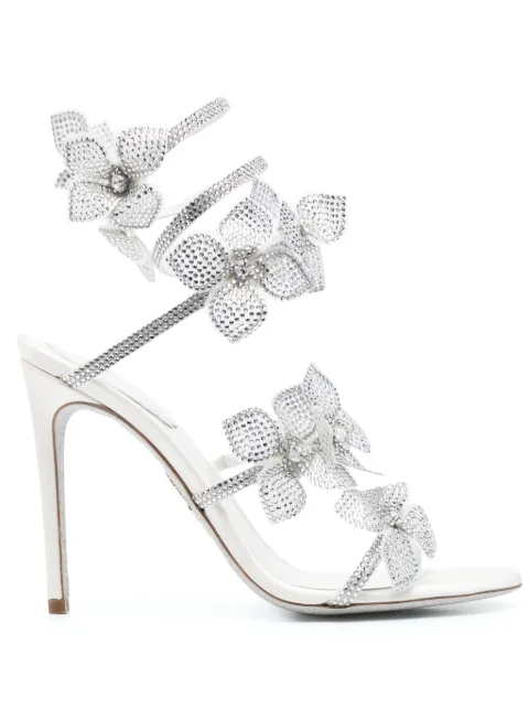 René Caovilla 105mm Floriane sandals