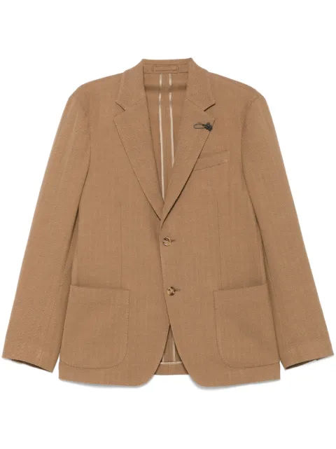 Lardini herringbone blazer
