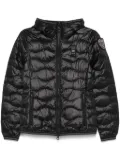 Blauer logo-patch puffer jacket - Black