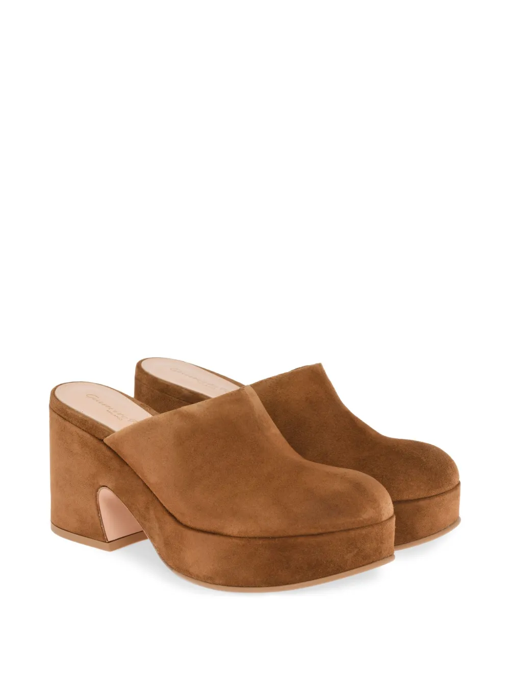 Gianvito Rossi Lyss mules Brown