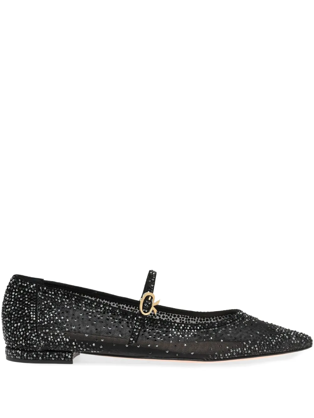 Gianvito Rossi Rania Mary Jane ballet flats Black