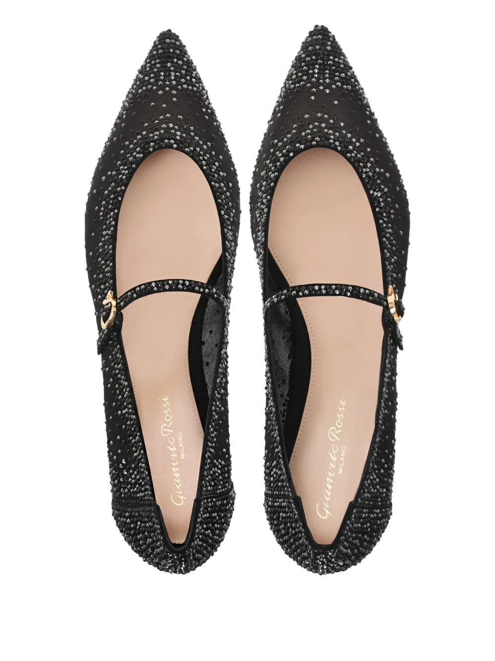 Gianvito Rossi Rania Mary Jane ballet flats Black
