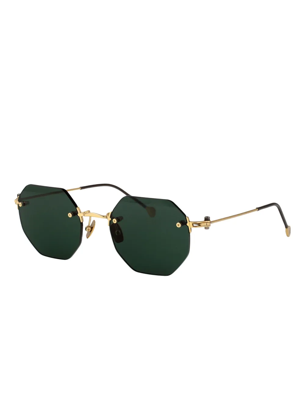 Yohji Yamamoto geometric-frame sunglasses - Goud