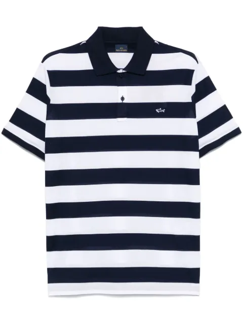 Paul & Shark playera tipo polo con rayas estampadas