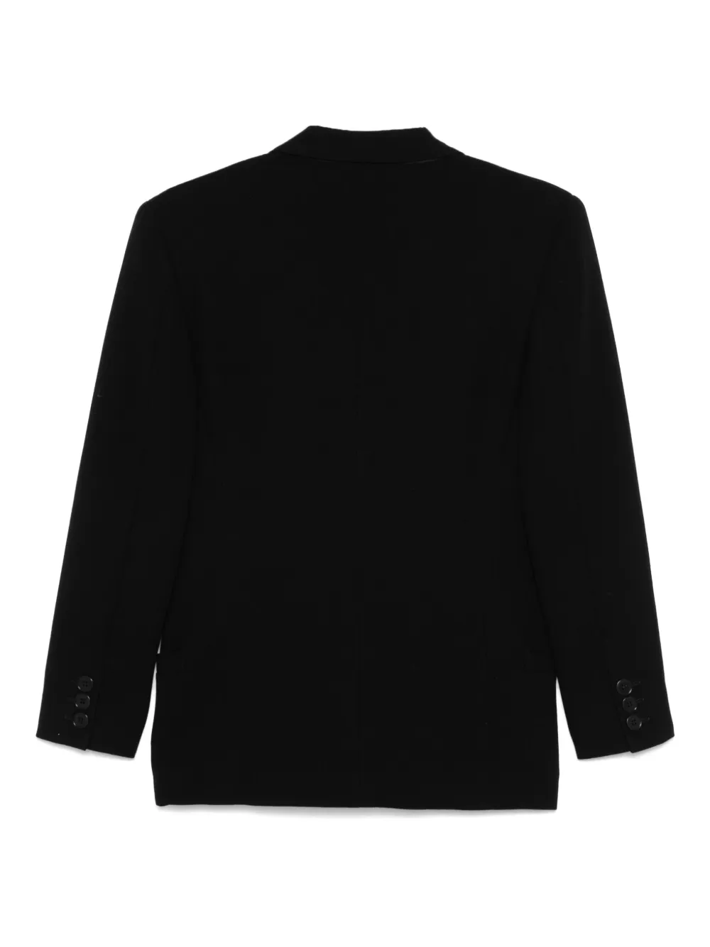 Versace Pre-Owned 1980s blazer met textuur - Zwart